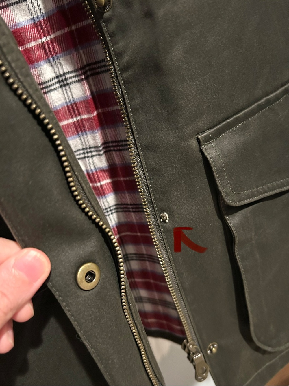 J.CREW Broken In Barn Jacket with Faux Leather Collar, Size S - Picture 8 of 8